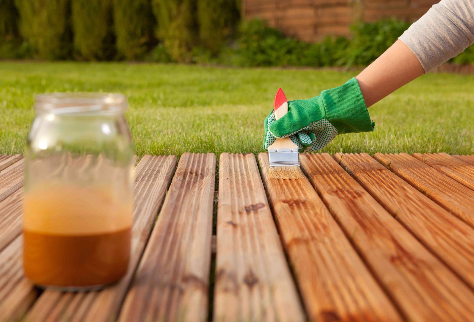 backyard deck