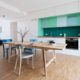 Kitchen with open floor plan