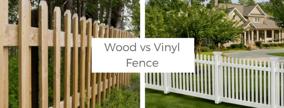 outdoor projects, wood vs. vinyl fence