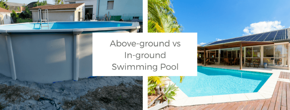 outdoor projects, in-ground pool vs. above=ground pool