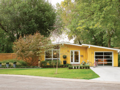 yellow 1960s home
