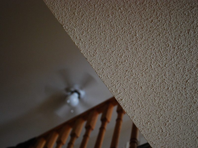 How To Fix A Popcorn Ceiling The Money Pit