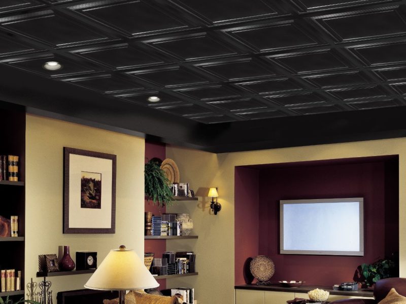 Installing Faux Tin Ceiling Tiles Diy Project The Money Pit