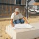 Contractor reviewing a plan