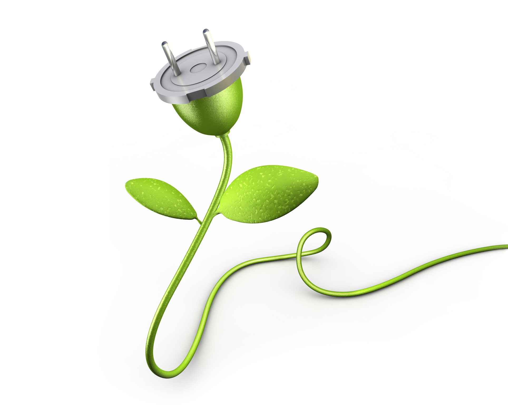 Bio Energy - Comes with clipping path around the plant to get rid of the shadows.