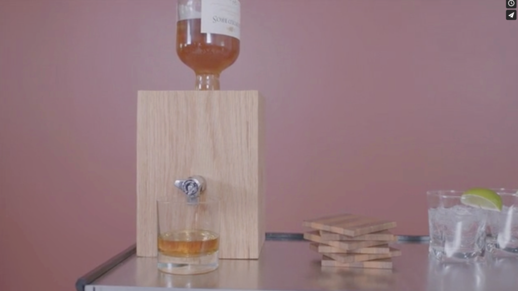 How To Make A Liquor Dispenser The Money Pit - Diy Liquor Dispenser Wood