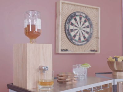 Stock your DIY liquor dispenser!