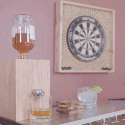 Stock your DIY liquor dispenser!