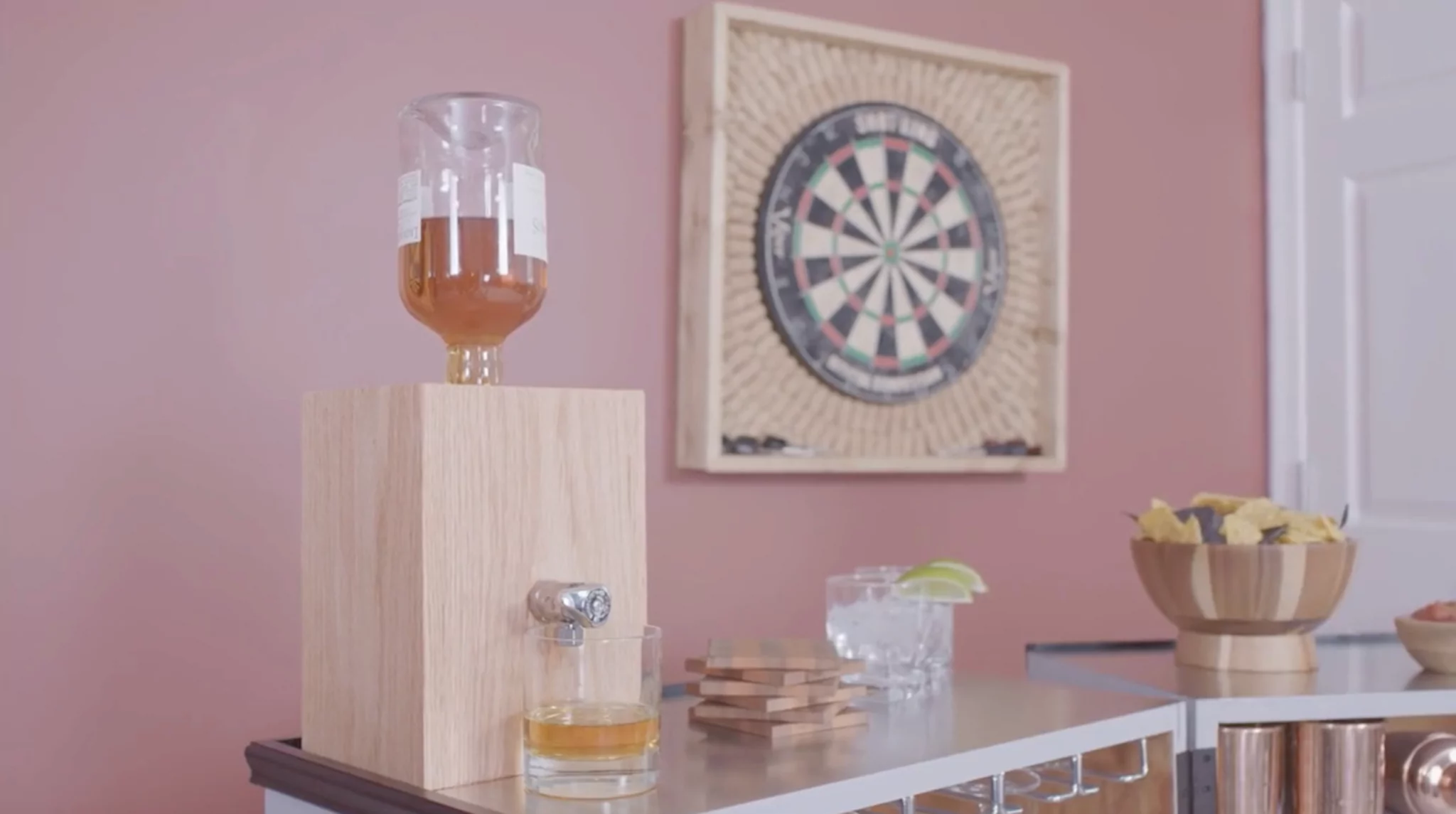 Stock your DIY liquor dispenser!