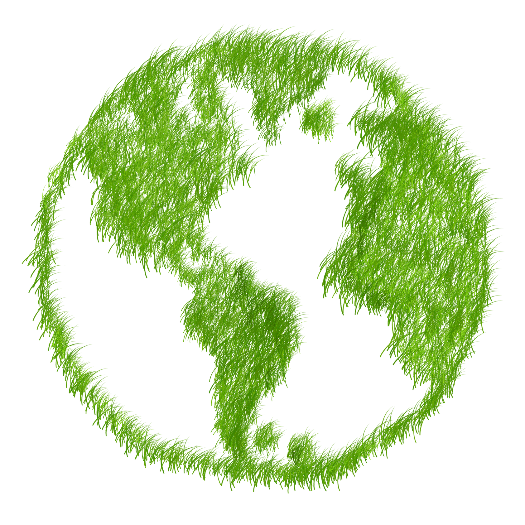 Green globe depicting an eco-friendly world