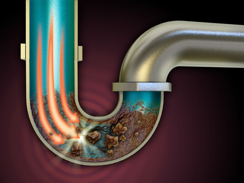 Clogged sink drain