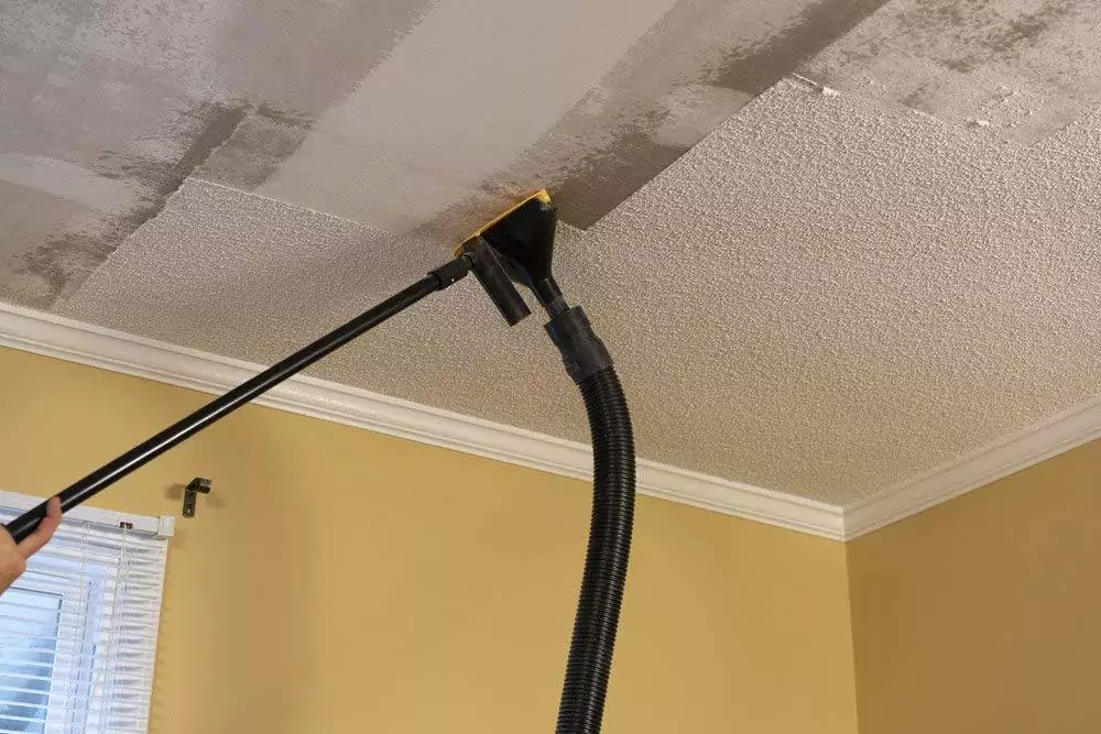 remove popcorn ceilings