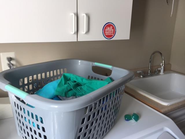 laundry room, Kid-Friendly Laundry Room