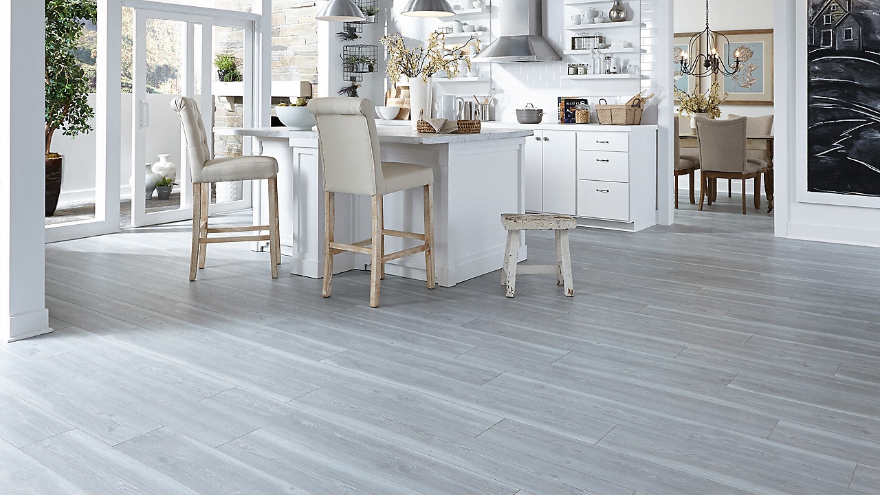 Waterproof flooring in kitchen