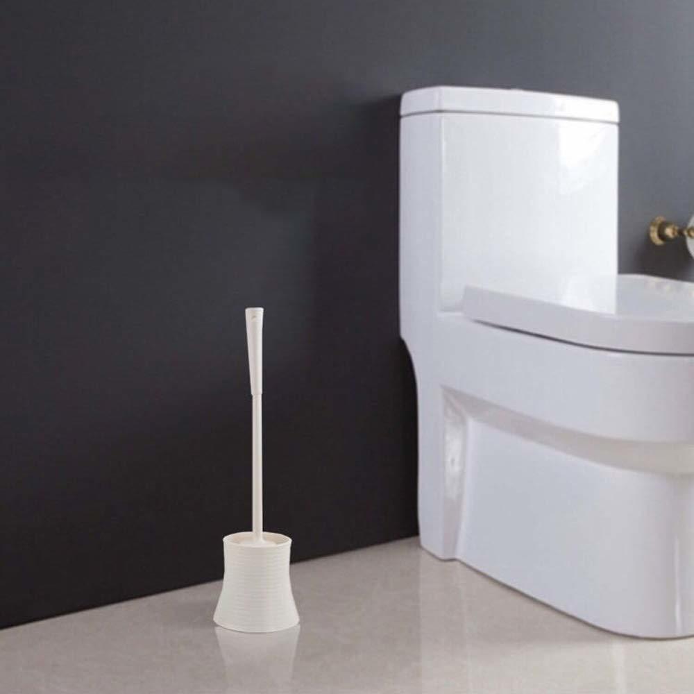toilet brush for cleaning in a modern bathroom