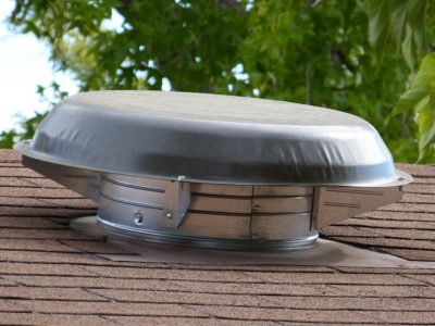 attic fan on roof