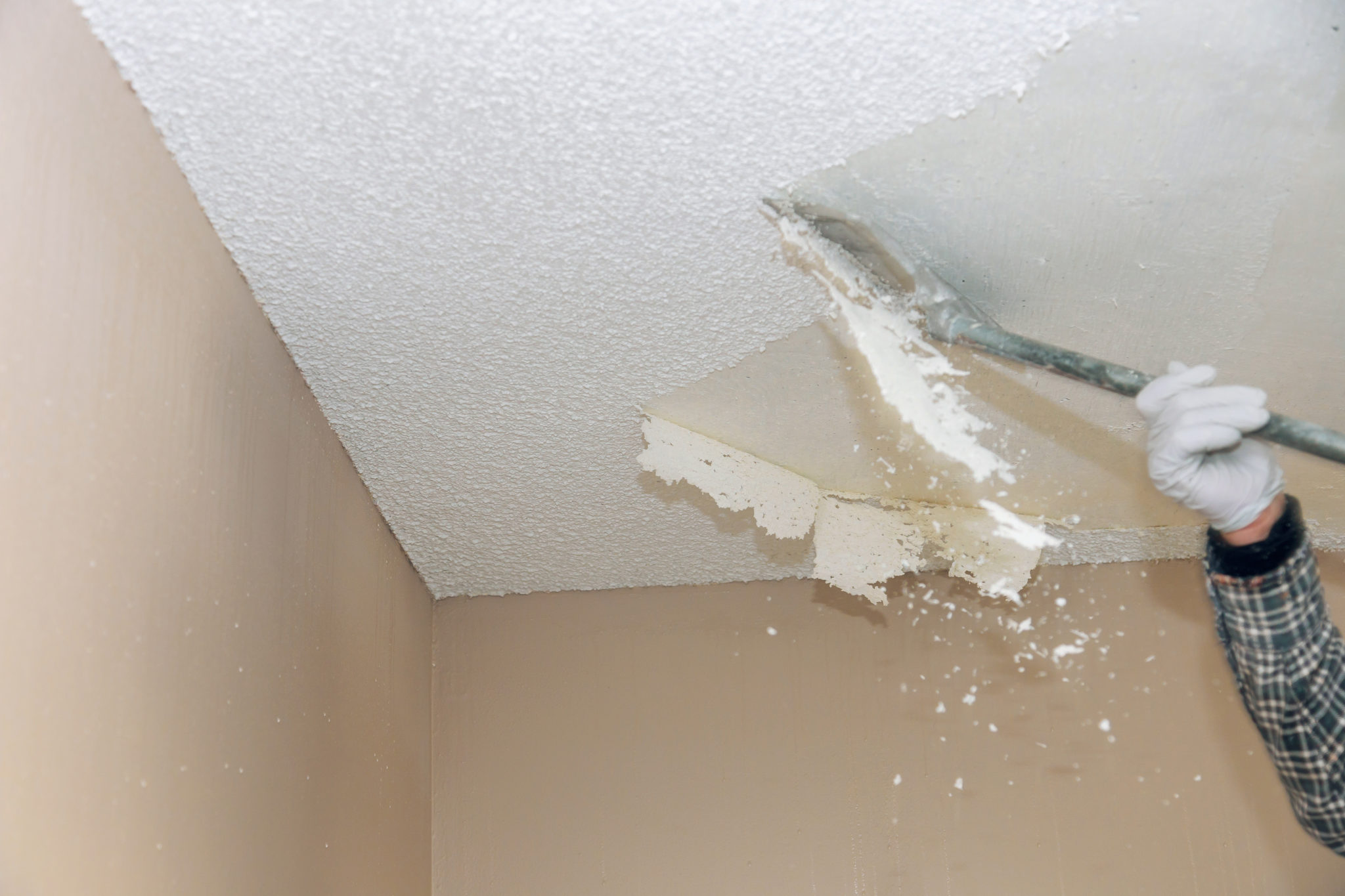 Tips to Get Rid of Popcorn Ceiling and Make Smooth » The Money Pit