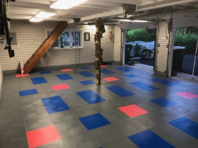 New tile garage floor