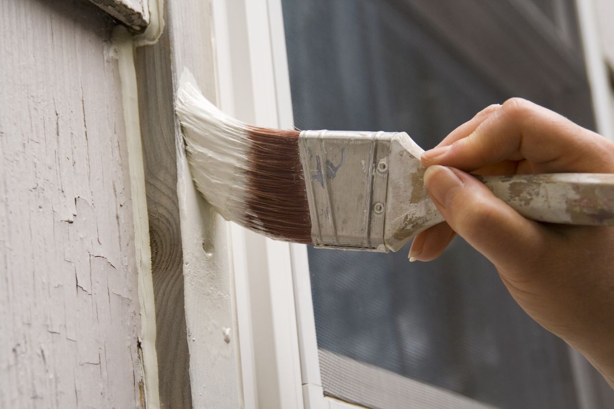 Painting an old wall