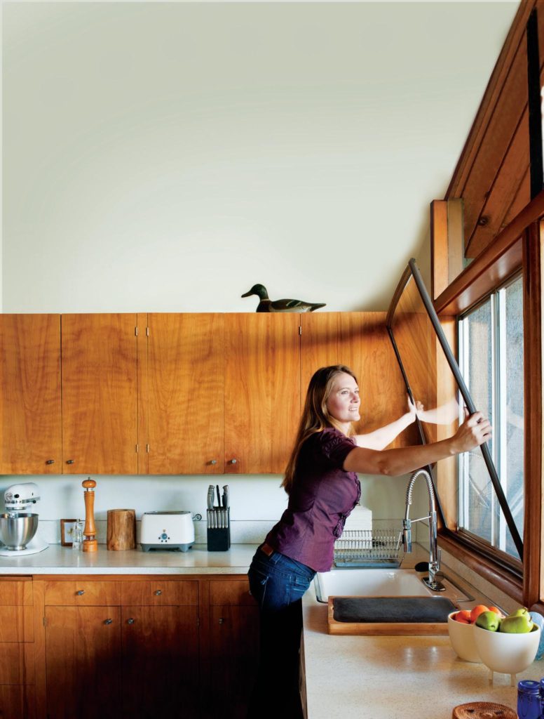 Installing window insert to kitchen window