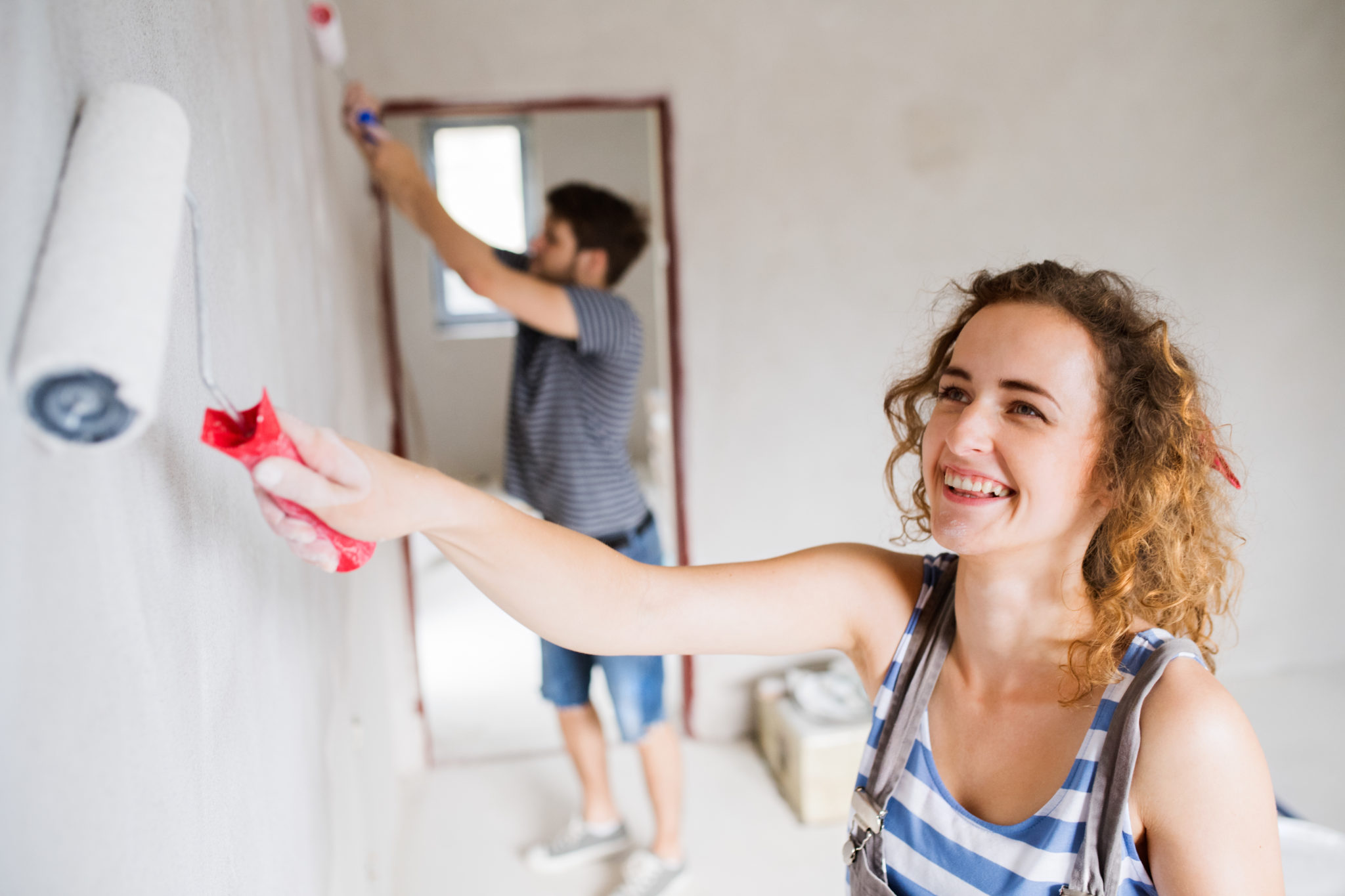 Change Room Dimensions with Paint » The Money Pit