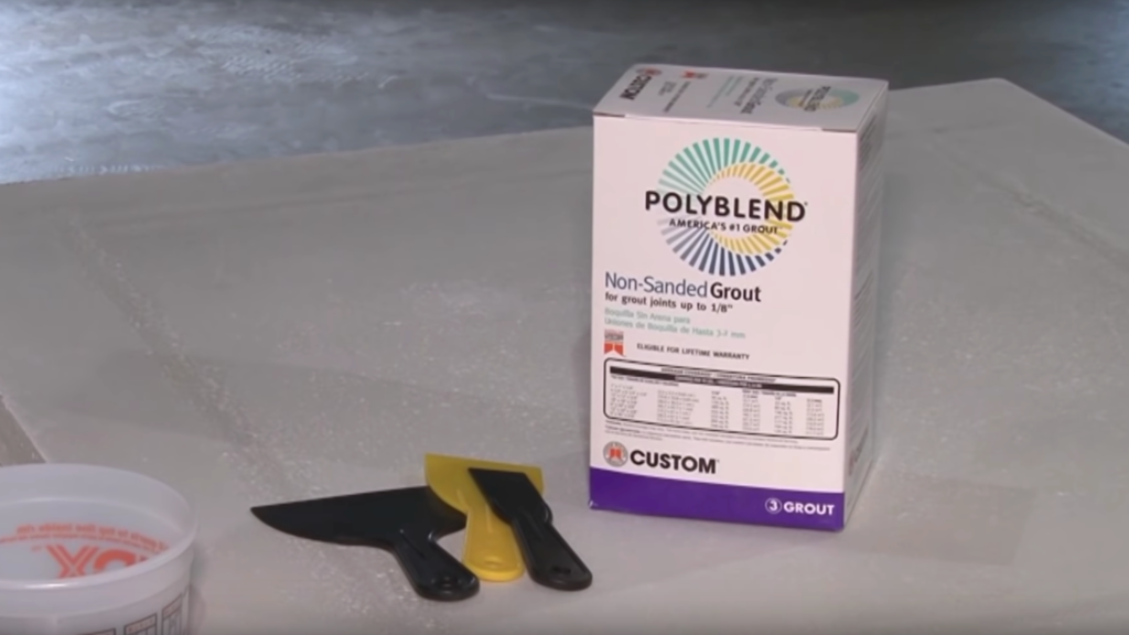 rejunte Polybend para bancada de concreto 