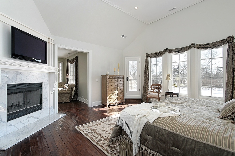 Luxury master bedroom suite