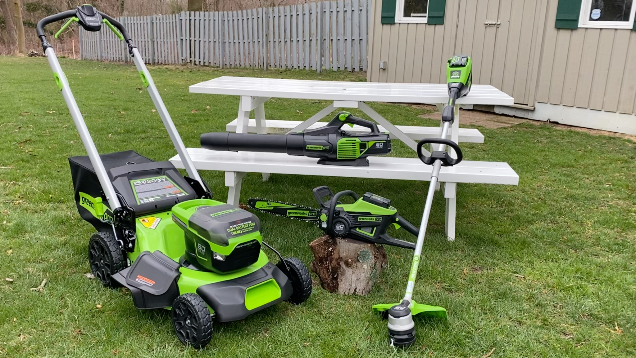 Greenworks 60 Cordless Lawn Products