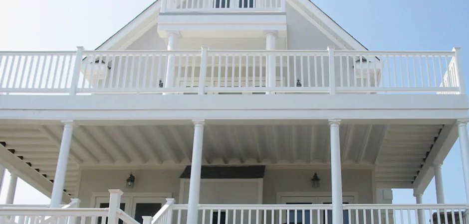 Under deck ceiling