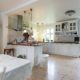 Woman cleaning kitchen