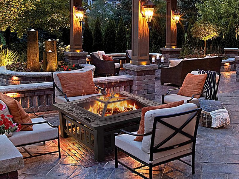 12 Best Outdoor Fire Pits Under 100, Fire Pit Under Covered Patio