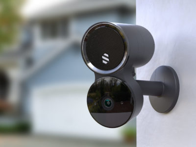Wire-free outdoor camera protecting a home