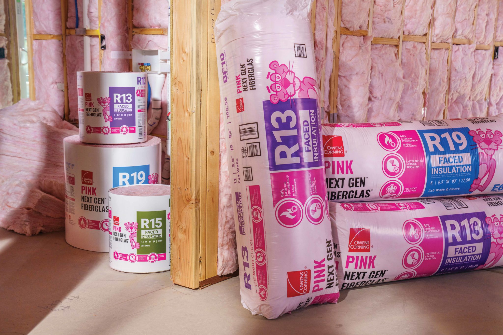 PINK Next Gen Fiberlgas insulation - product shot