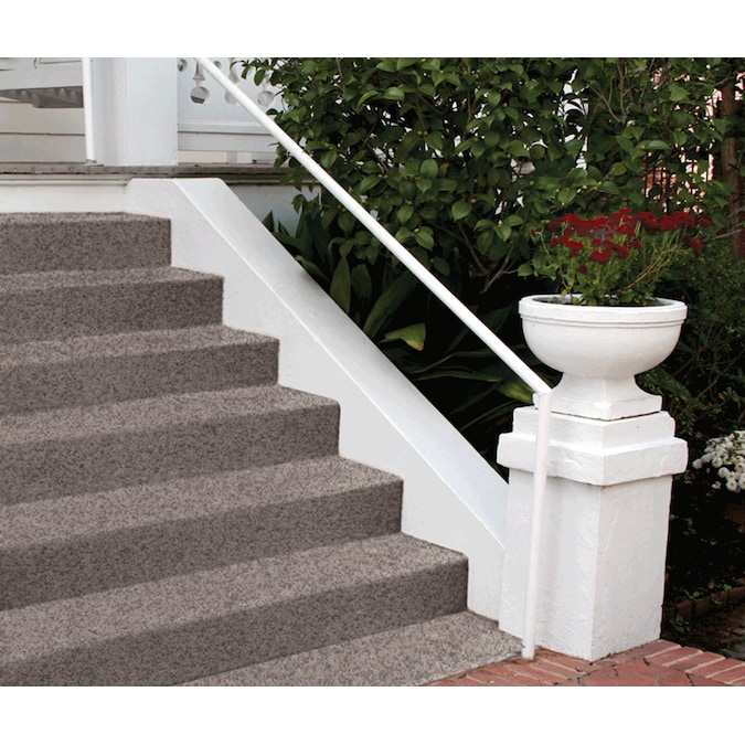 Terrazzo coating on steps