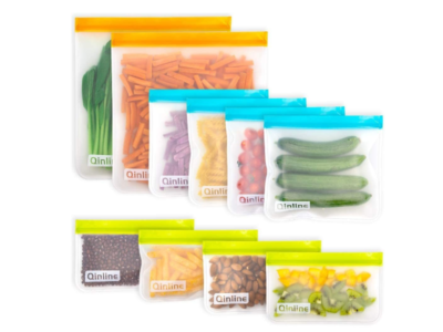 Qinline Reusable Storage Bags Kitchen Gift