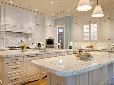 Granite kitchen countertop