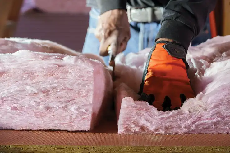 Pink Next Gen INsulation Cuts Easily