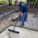 Cleaning outdoor patio