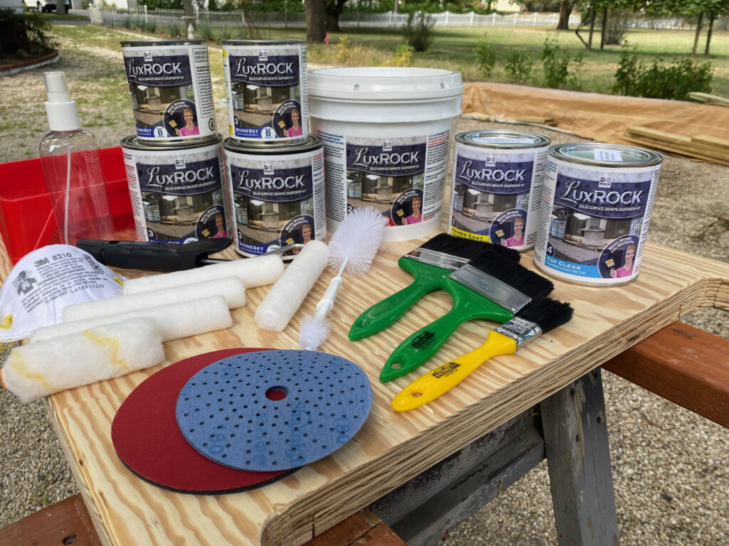 Each Daich Coatings Countertop Kit includes everything you need to creat a unique, beautiful and durable stone-like surface.