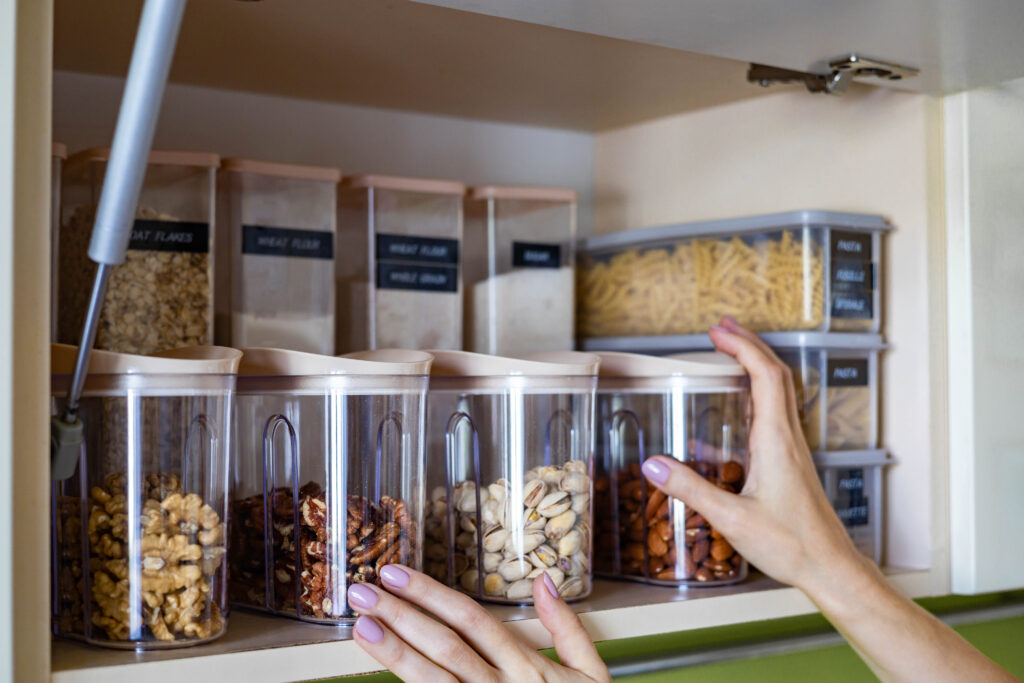 Storage solutions for small kitchens.