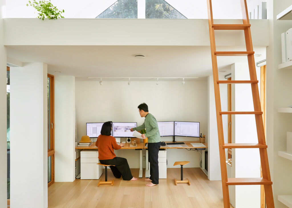 An architect couple in the Bay Area built a 630-square-foot ADU in their backyard to live in while renting out the main house on their property.