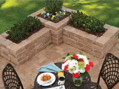 Pavestone RumbleStone Square Planters